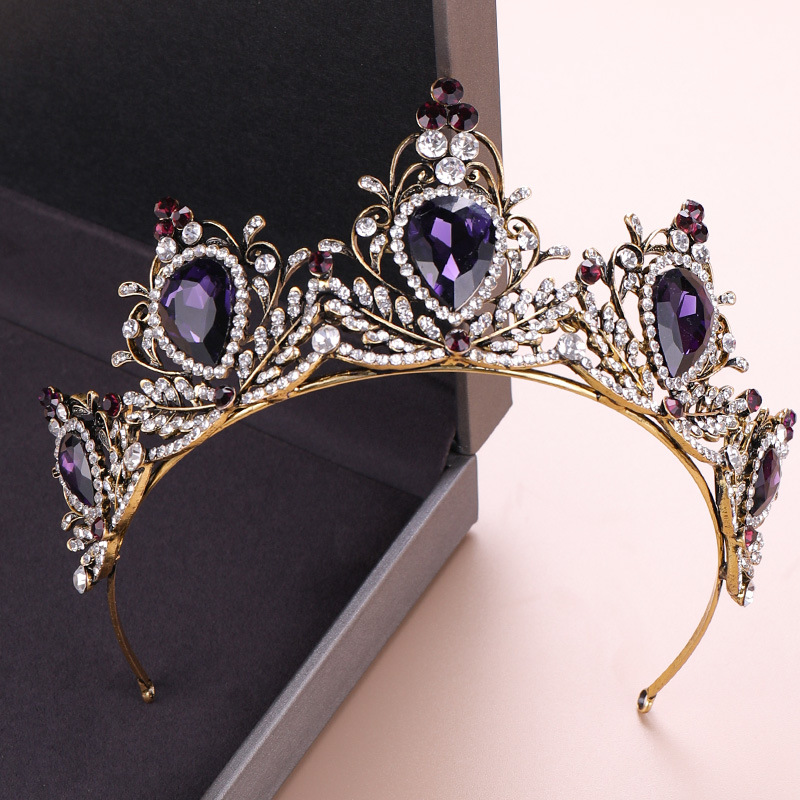 Event Suppliers - Elegante Corona de Tiara Barroca Vintage