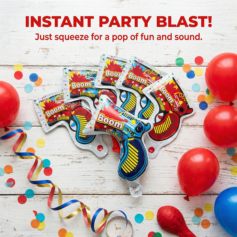 Confetti Cannon Tube - Paquete de 10 Pistolas de Confeti