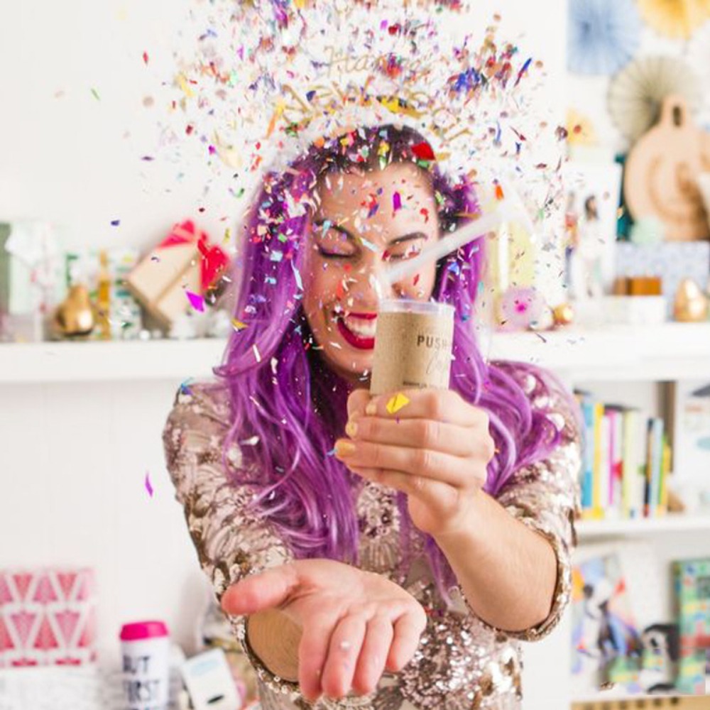Confetti Cannon Tube - Confeti de Colores Pastel para Despedida