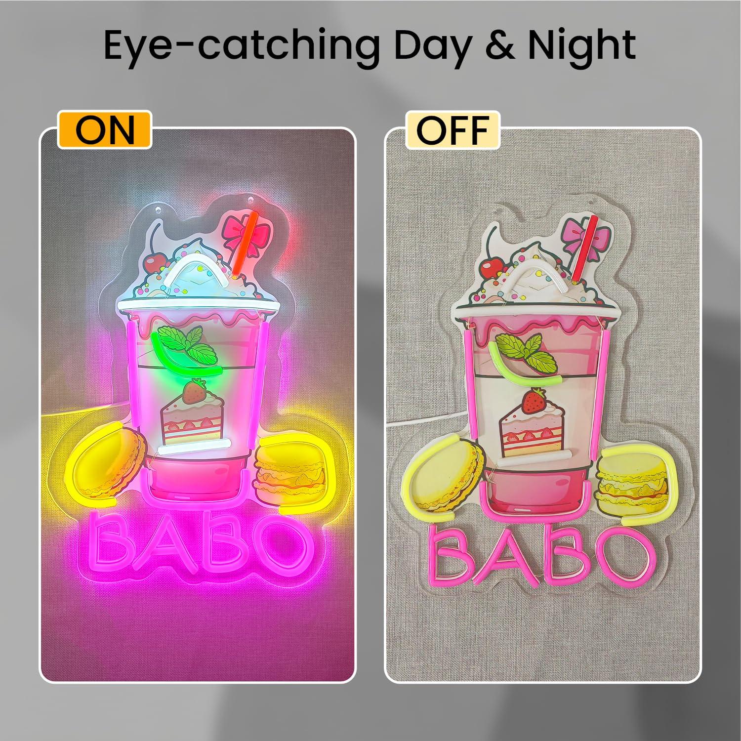 Letrero luminoso de neón con d - Neon Sign Party reseña y precio
